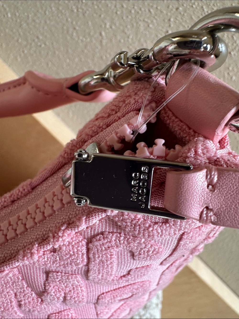 Marc Jacobs Monogram Terry Cloth Shoulder Bag - Picture 5 of 10